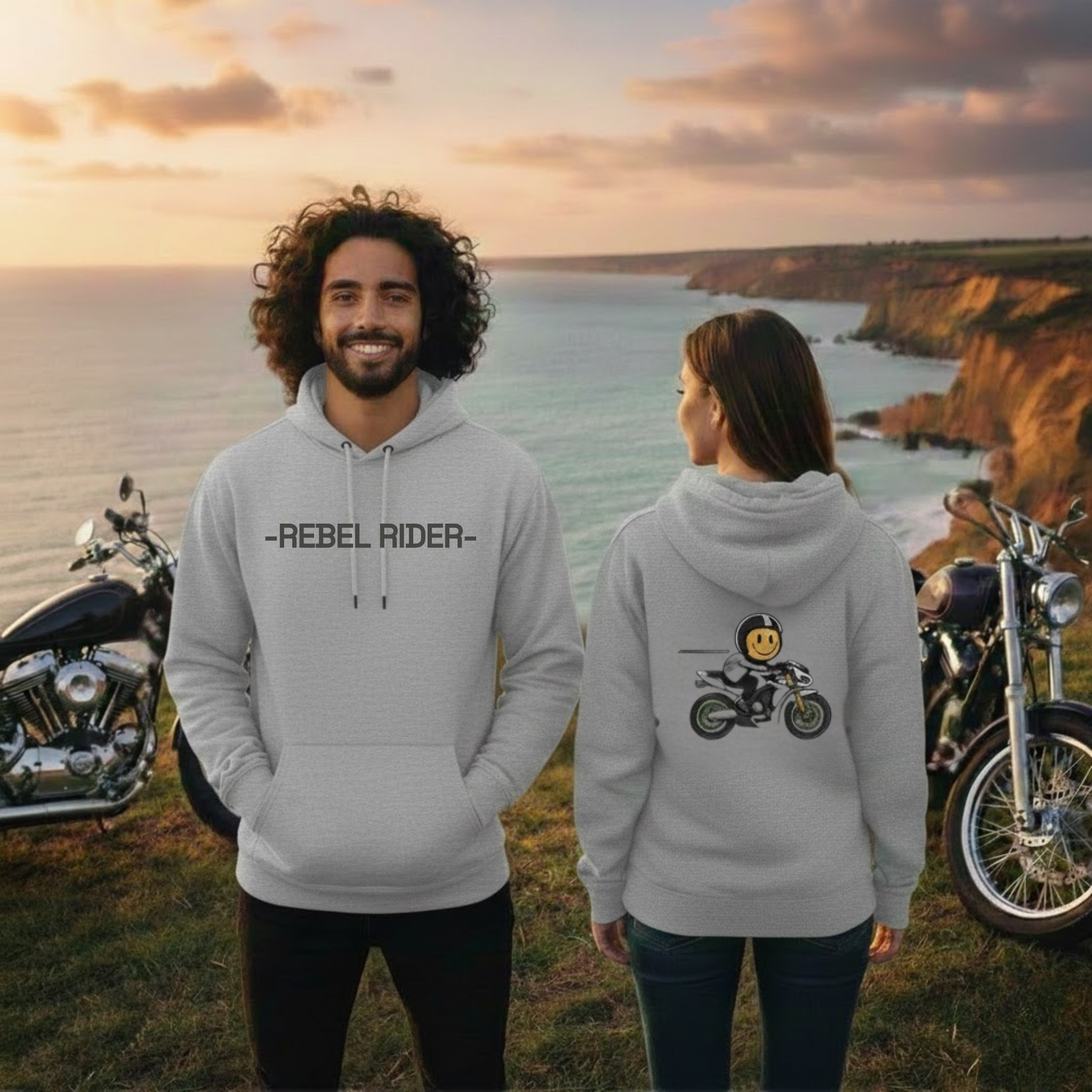 Rebel Rider, Serenity Now, Speed Later, Motorcycle Unisex Hoodie